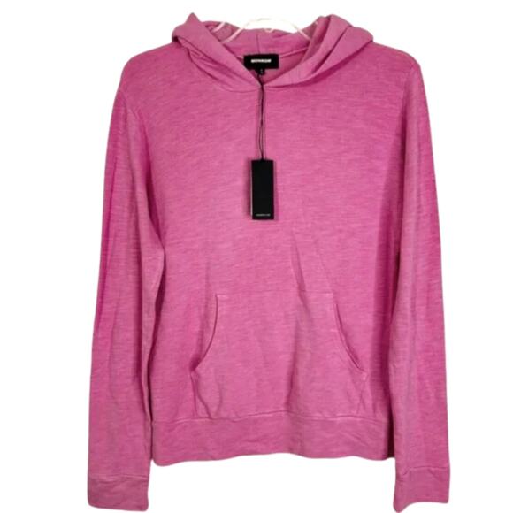 Monrow Supersoft Kangaroo in Hot Heathered Pink NWT Size Medium - Picture 3 of 3